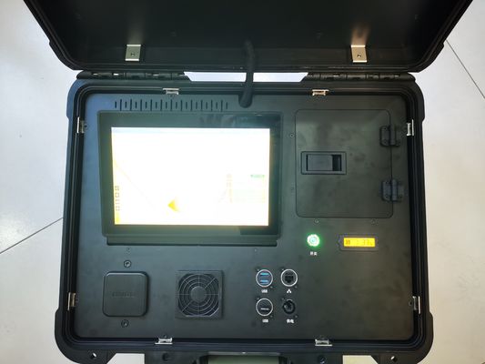 অ্যান্টেনা দৈর্ঘ্য 25cm 2.4GHz 5.8GHz ড্রোন ইউএভি সনাক্তকরণের জন্য পোর্টেবল আরএফ সিগন্যাল ডিটেক্টর